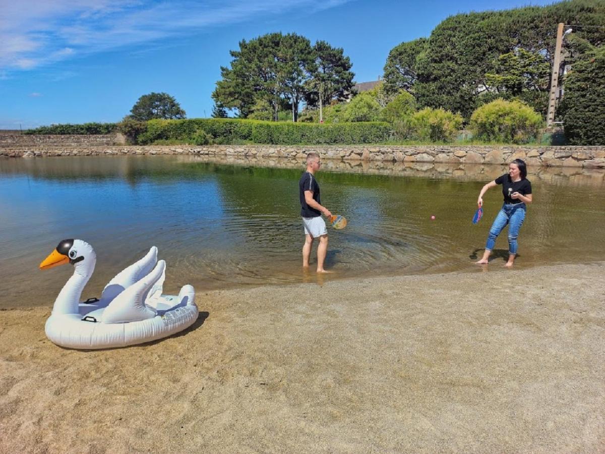 Camping Paradis Le Moulin Des Oies Belz Eksteriør bilde
