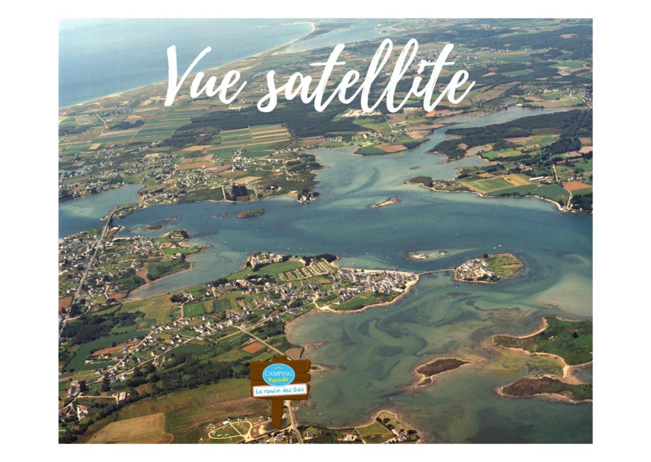 Camping Paradis Le Moulin Des Oies Belz Eksteriør bilde