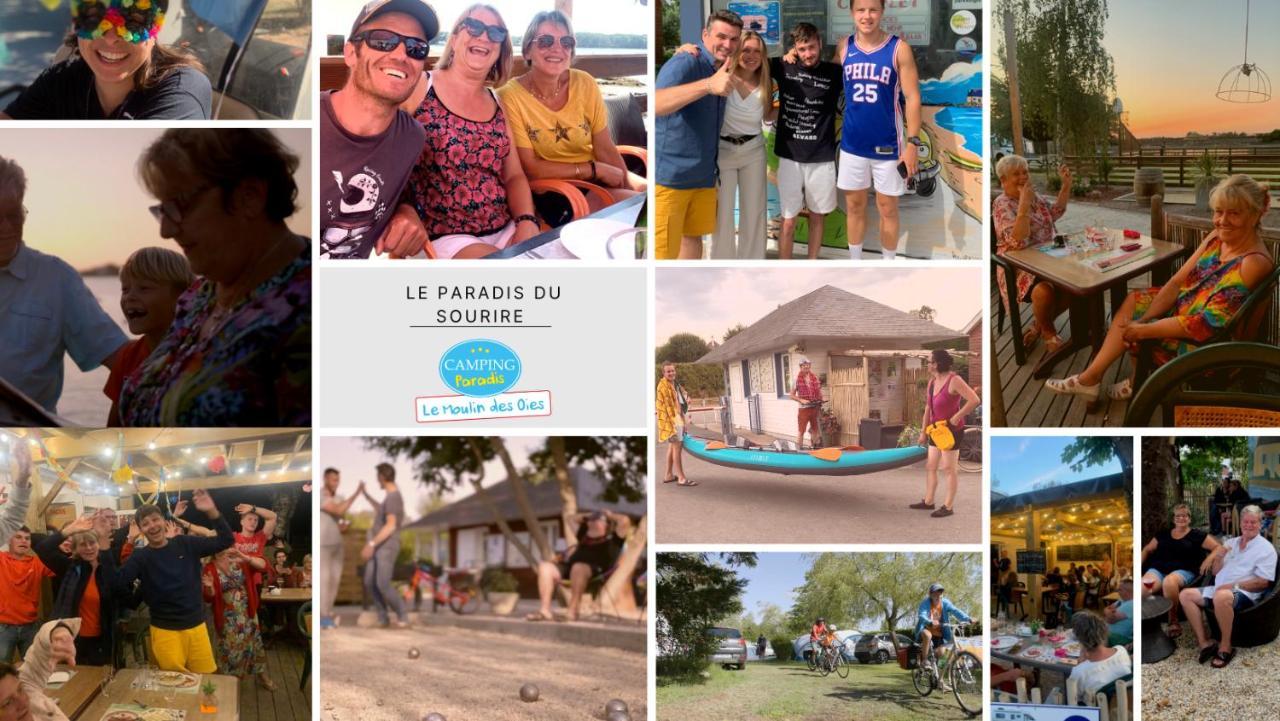 Camping Paradis Le Moulin Des Oies Belz Eksteriør bilde