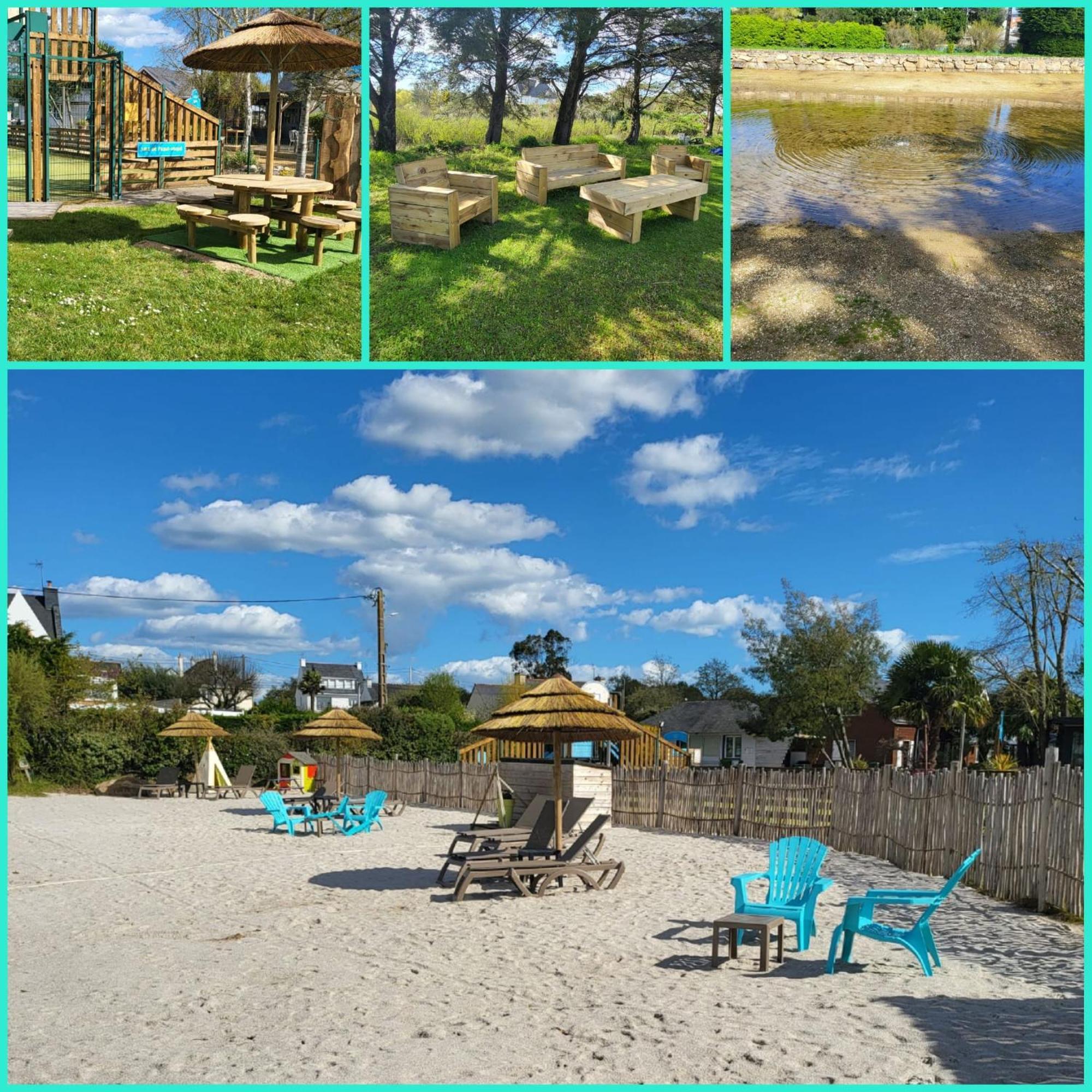 Camping Paradis Le Moulin Des Oies Belz Eksteriør bilde