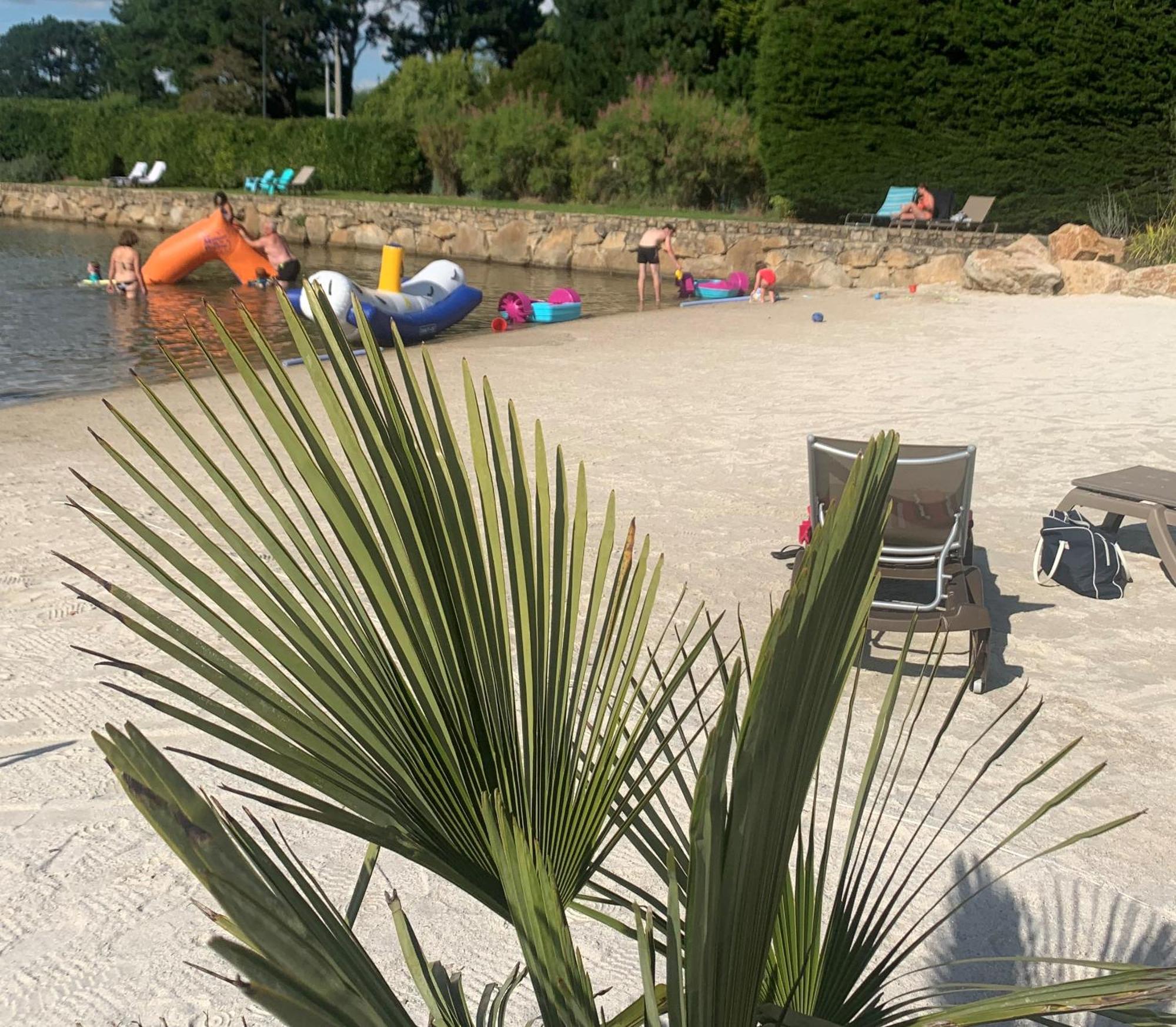 Camping Paradis Le Moulin Des Oies Belz Eksteriør bilde