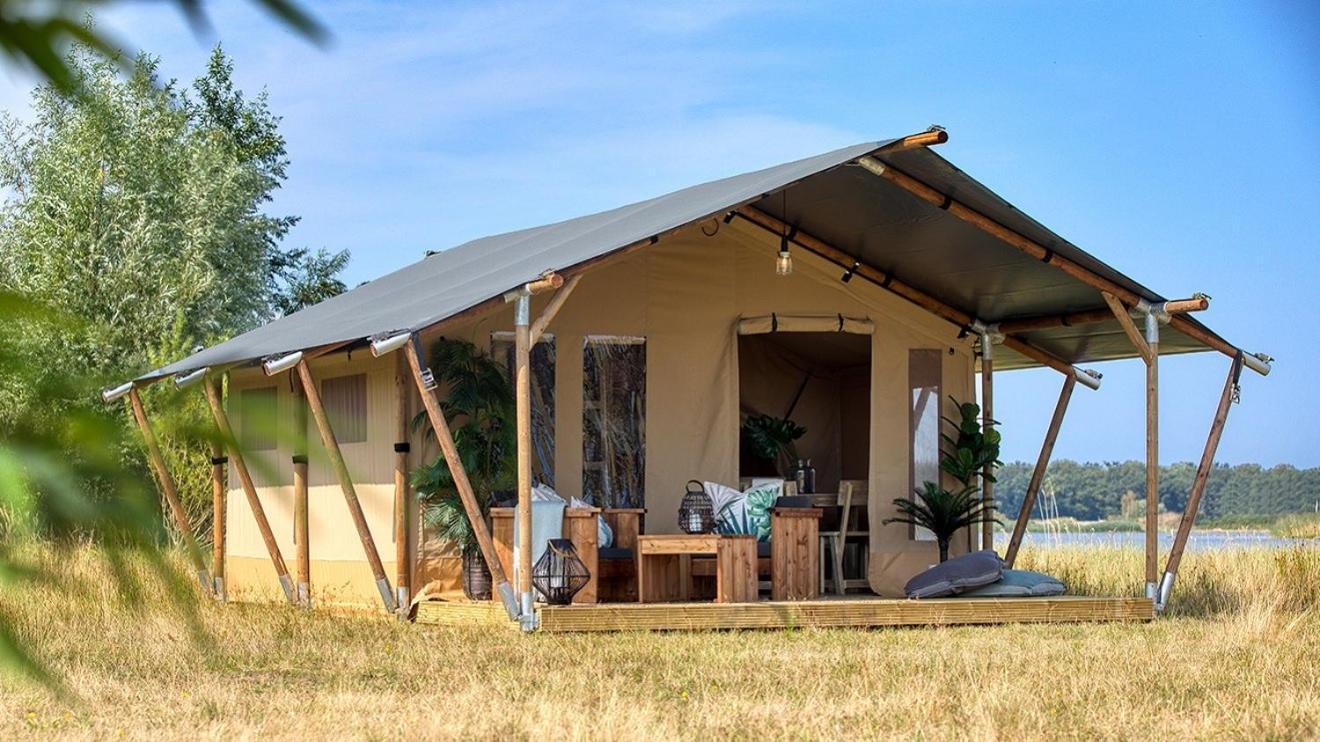 Camping Paradis Le Moulin Des Oies Belz Eksteriør bilde