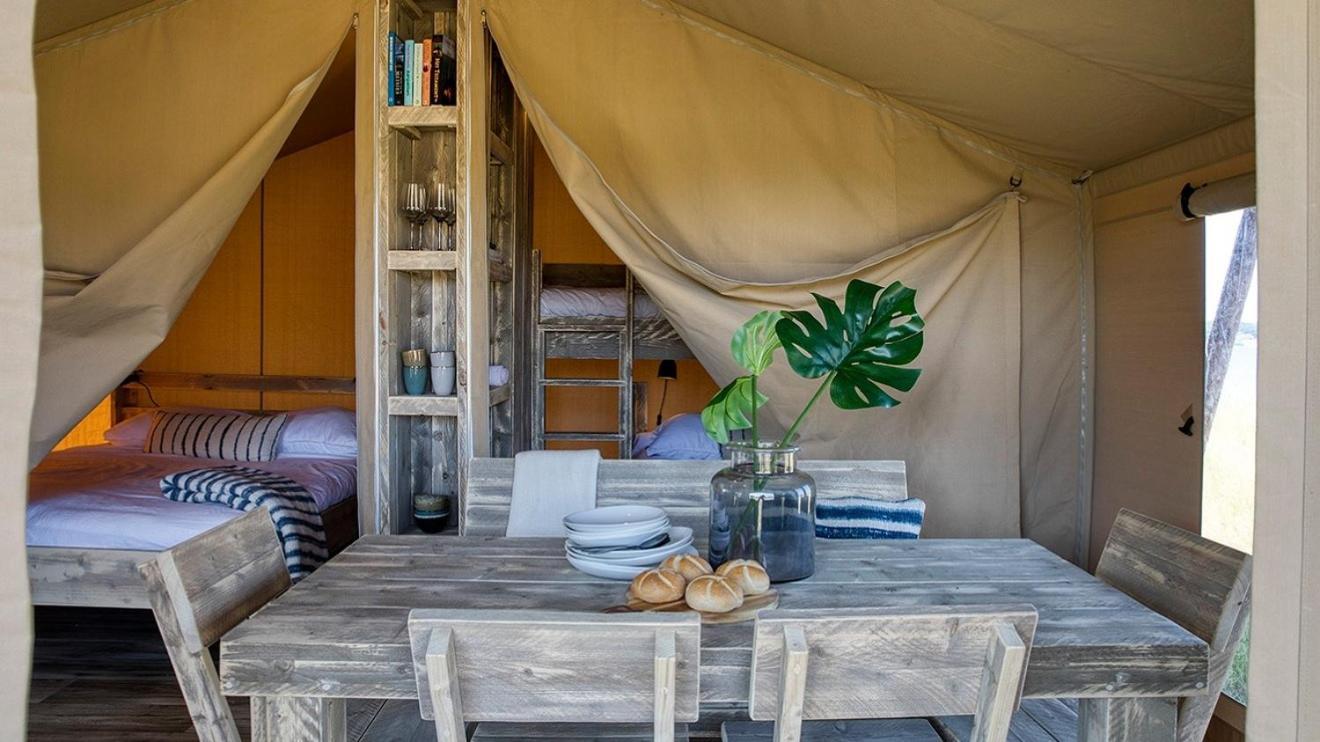 Camping Paradis Le Moulin Des Oies Belz Eksteriør bilde