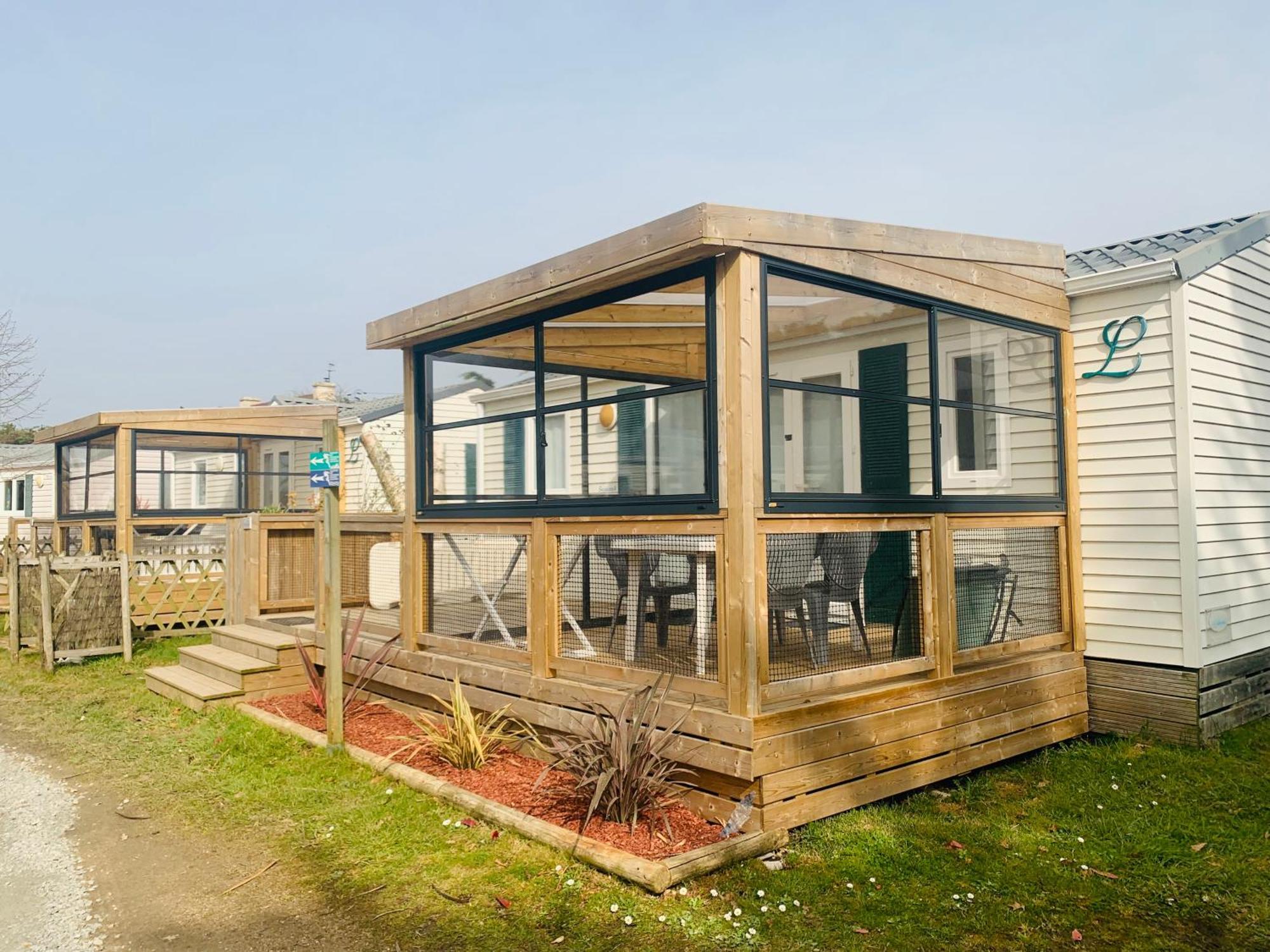 Camping Paradis Le Moulin Des Oies Belz Eksteriør bilde